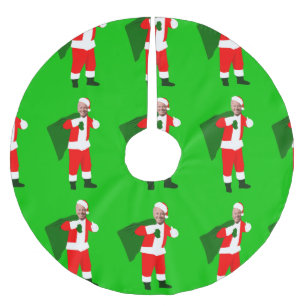 Saia Para Árvore De Natal De Poliéster papais noeis de Natal