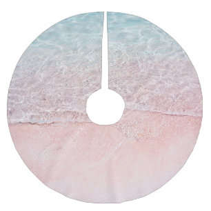 Saia Para Árvore De Natal De Poliéster Parque Nacional do Komodo: Praia do Splash Rosa