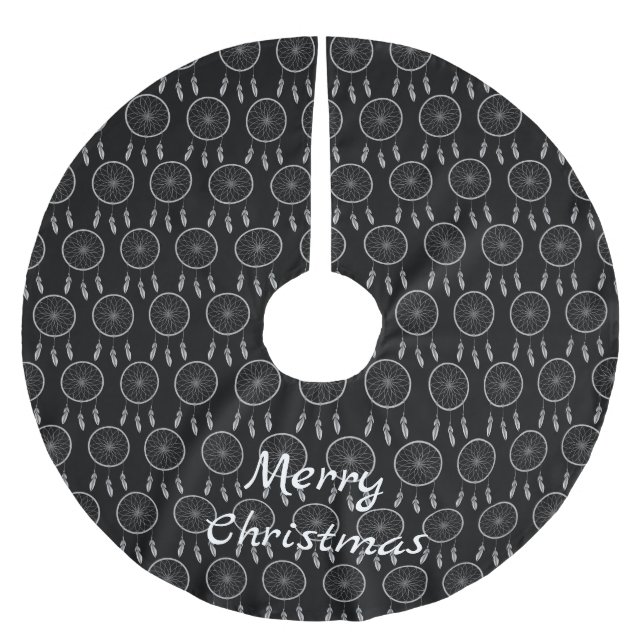 Saia Para Árvore De Natal De Poliéster Penas da Seta à Seta Trocada (Frente)