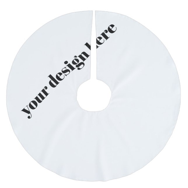 Saia Para Árvore De Natal De Poliéster Personalizar (Frente)