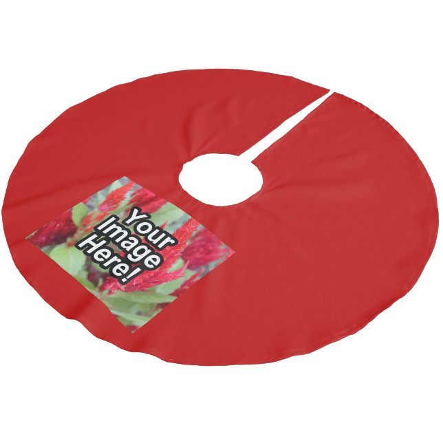 Saia Para Árvore De Natal De Poliéster Personalizável (Inclinado)