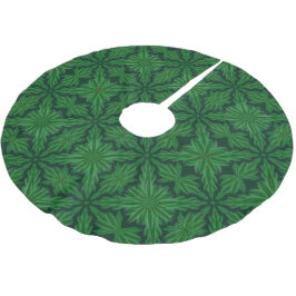 Saia Para Árvore De Natal De Poliéster Pine Mandala Forest Tree Skirt