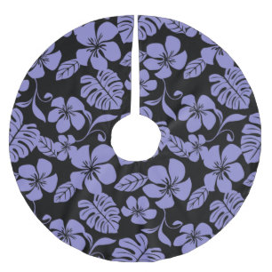 SAIA PARA ÁRVORE DE NATAL DE POLIÉSTER PINK BIKINI (PRETO/LAVANDA)