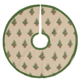 Saia Para Árvore De Natal De Poliéster Pino de País Simples Minimalista da Árvore de Feri