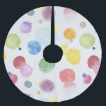 Saia Para Árvore De Natal De Poliéster Pontos de Aquarela 1<br><div class="desc">Este é um belo Trabalho de arte Digital. As cores são vibrantes e claras. É uma pintura perfeita para ter na sua parede.</div>