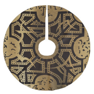 Saia Para Árvore De Natal De Poliéster Preencher Lado D