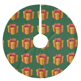Saia Para Árvore De Natal De Poliéster Presentes