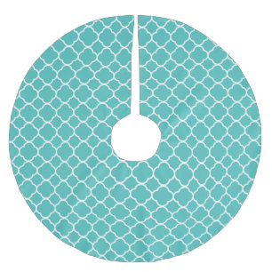 Saia Para Árvore De Natal De Poliéster Quatrefoil