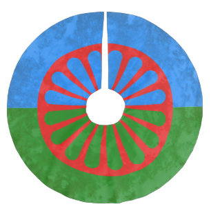 Saia Para Árvore De Natal De Poliéster Romani