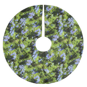 Saia Para Árvore De Natal De Poliéster rosemary bush