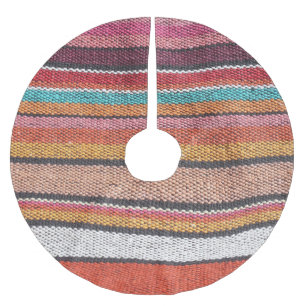 Saia Para Árvore De Natal De Poliéster Rug Richness: Texturas mexicanas no Peru