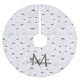 Saia Para Árvore De Natal De Poliéster Russo Asp Rustic Aspen Árvore de Natal Saias