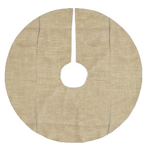 Saia Para Árvore De Natal De Poliéster Sack Burlap Gunny
