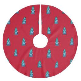 Saia Para Árvore De Natal De Poliéster Saia da árvore de Natal por dalDesignNZ