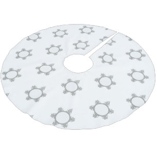 Saia Para Árvore De Natal De Poliéster Saia da árvore de Natal por dalDesignNZ