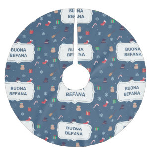 Saia Para Árvore De Natal De Poliéster saia da árvore de natal xmas buona Befana