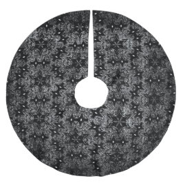 Saia Para Árvore De Natal De Poliéster Saia da Árvore Preta