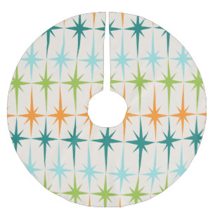 Saia Para Árvore De Natal De Poliéster Saia geométrica da árvore de Natal de Starbursts