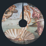Saia Para Árvore De Natal De Poliéster Sandro Botticelli - Nascimento de Vênus<br><div class="desc">Nascimento de Vênus - Sandro Botticelli,  Tempera na Canvas,  1485</div>