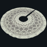 Saia Para Árvore De Natal De Poliéster Sandy Beige Boho Beach Mandala<br><div class="desc">Eu chamo esta design: Luz do sol na areia</div>