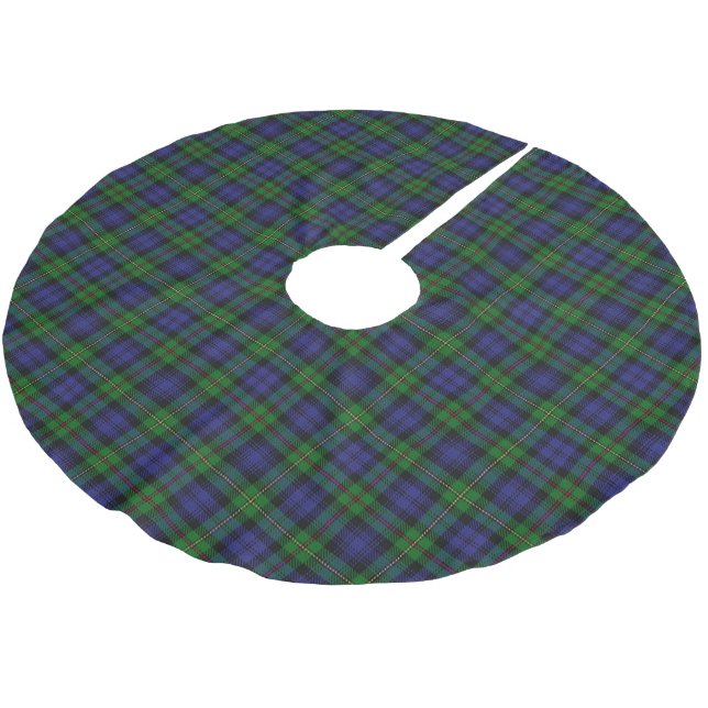 Saia Para Árvore De Natal De Poliéster Scottish Clan MacEwen Ewen Tartan (Inclinado)