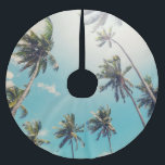 Saia Para Árvore De Natal De Poliéster Serenity Tropical Beach Landscape<br><div class="desc">praia tropical da serenidade Cena tropical Tranquila de praia. O charme de Vintage encontra o paraíso na sua decoração. Serenidade em uma canvas tropical, onde praia e sol convergem. trópicos, praia, serenidade, cena, palma, vintage, desfoque, incrível, pôr do sol, fundo, água, verão, viagem, natureza, árvore, mar, onda, silhueta, oceano, tropical...</div>