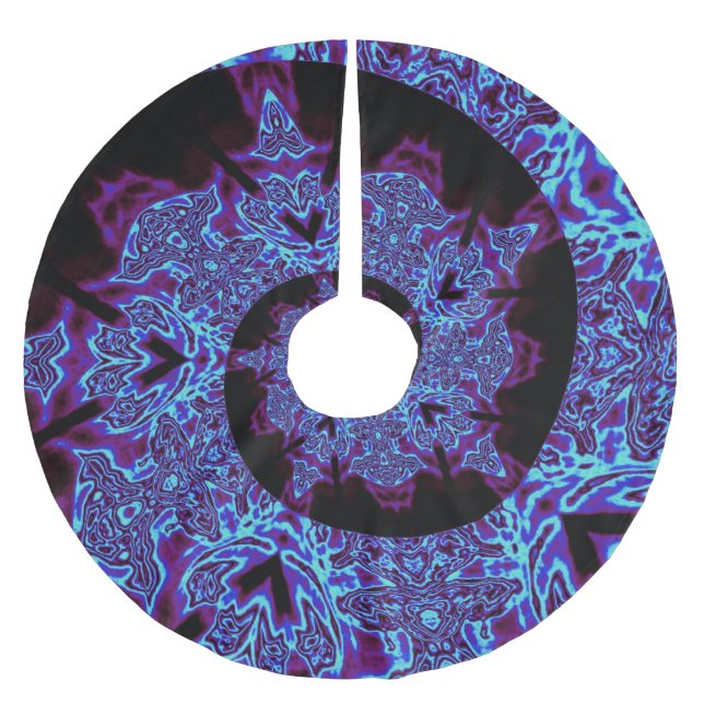 Saia Para Árvore De Natal De Poliéster Shay (Frente)