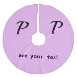 Saia Para Árvore De Natal De Poliéster simples e mínimo adicione seus pincéis de fotos mo