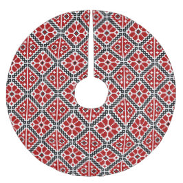 Saia Para Árvore De Natal De Poliéster Slavic Ethnic Embroidery, Balkan Traditional