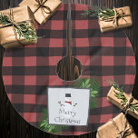Saia Para Árvore De Natal De Poliéster Snowman Red Buffalo Xadrez Tree Skirt<br><div class="desc">Adicione um toque elegante à sua árvore de Natal nesta temporada de férias com uma saia de árvore Xadrez do Snowman Red Buffalo. Design de saia de árvore apresenta uma caixa adornada com galhos de pínus e bonitinho bonitão de neve contra um fundo de xadrez de búfalo. Itens adicionais de...</div>