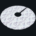 Saia Para Árvore De Natal De Poliéster Snowman Sketch Christmas Tree Skirt<br><div class="desc">Um Design de Digitalbcon Images com cores azuis e brancas em pó para esta "Sketch de Homem de Neve" de Natal. Esta design animada e atraente adiciona um cobertor de neve abaixo de sua árvore de Natal para melhorar seu tema de Snowman este ano e iluminar suas celebrações festivas. Dê...</div>