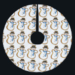 Saia Para Árvore De Natal De Poliéster Snowman Sugar Cookie Feriado de Natal Inverno<br><div class="desc">Apresentando uma ilustração original de um biscoito de açúcar de Natal de boneco de neve, esta saia de árvore é perfeita para criar um único decoro de férias em sua casa! Este design também está disponível em outros produtos. Não vê o que está procurando? Precisa de ajuda para a personalização?...</div>
