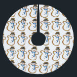 Saia Para Árvore De Natal De Poliéster Snowman Sugar Cookie Feriado de Natal Inverno<br><div class="desc">Apresentando uma ilustração original de um biscoito de açúcar de Natal de boneco de neve, esta saia de árvore é perfeita para criar um único decoro de férias em sua casa! Este design também está disponível em outros produtos. Não vê o que está procurando? Precisa de ajuda para a personalização?...</div>