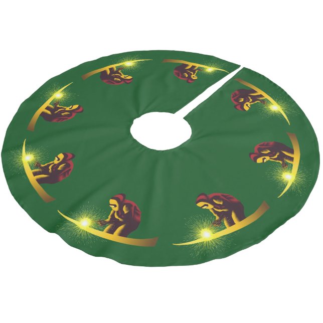 Saia Para Árvore De Natal De Poliéster Soldadura (Inclinado)