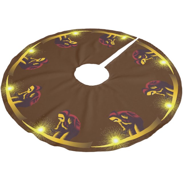 Saia Para Árvore De Natal De Poliéster Soldadura (Inclinado)