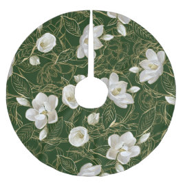 Saia Para Árvore De Natal De Poliéster Southern Magnolias Christmas