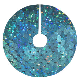 Saia Para Árvore De Natal De Poliéster Sparkle de Sequências: Fundo do Abstrato de Macro