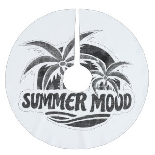 Saia Para Árvore De Natal De Poliéster Summer Mood