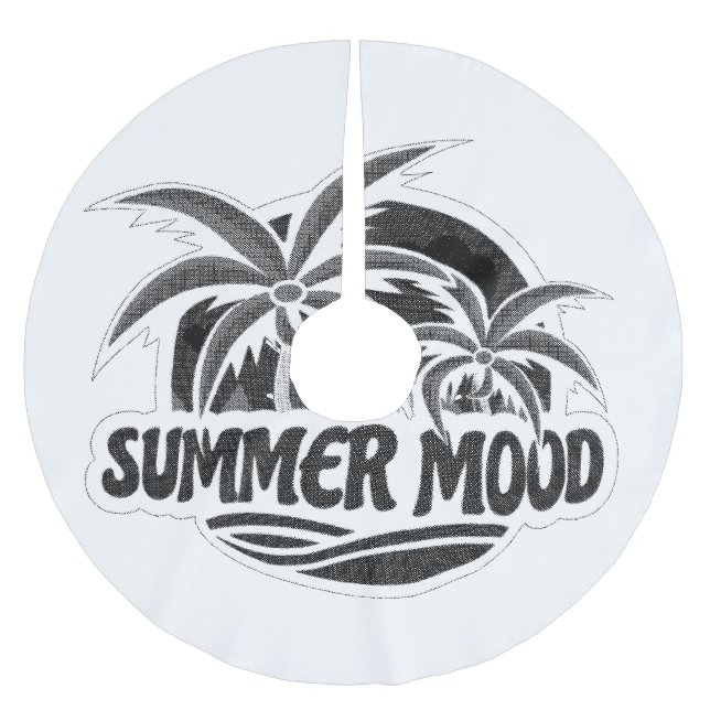 Saia Para Árvore De Natal De Poliéster Summer Mood (Frente)