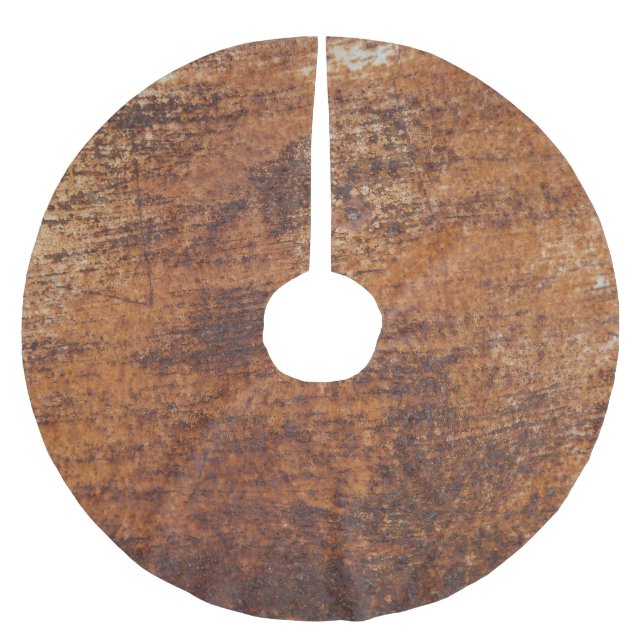 Saia Para Árvore De Natal De Poliéster Superfície de Metal Texturizado (Frente)