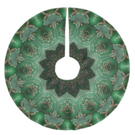 Saia Para Árvore De Natal De Poliéster Tapeçaria de árvore decorativa verde