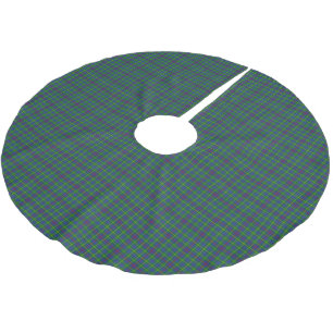 Saia Para Árvore De Natal De Poliéster Tartan de Bailey do clã