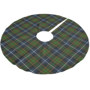 Saia Para Árvore De Natal De Poliéster Tartan de Caça do Clã Escocês MacRae