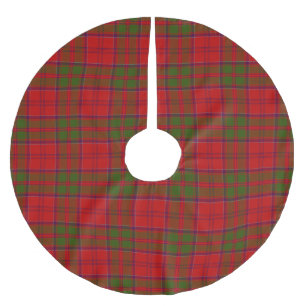 Saia Para Árvore De Natal De Poliéster Tartan de Drummond do clã