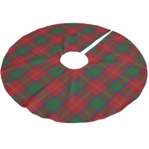 Saia Para Árvore De Natal De Poliéster Tartan escocês de Chisholm do clã