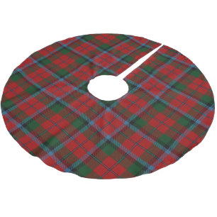 Saia Para Árvore De Natal De Poliéster Tartan escocês de MacNachtan McNaughton do clã