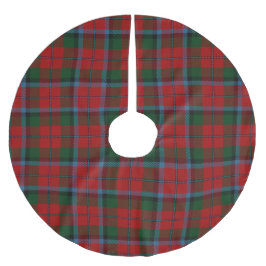 Saia Para Árvore De Natal De Poliéster Tartan escocês de MacNachtan McNaughton do clã