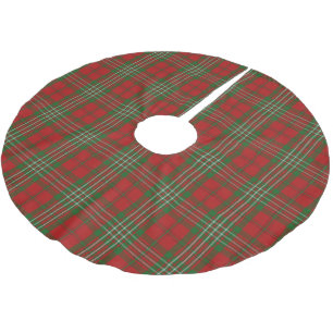 Saia Para Árvore De Natal De Poliéster Tartan escocês de Scott do clã