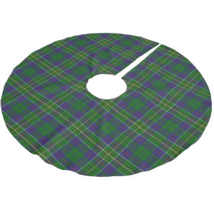 Saia Para Árvore De Natal De Poliéster Tartan escocês do caçador do clã
