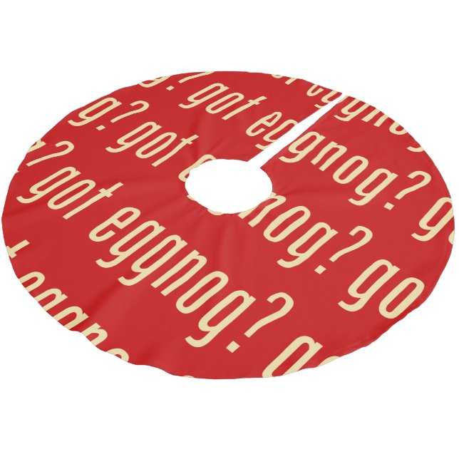 Saia Para Árvore De Natal De Poliéster tem ovos? (Inclinado)